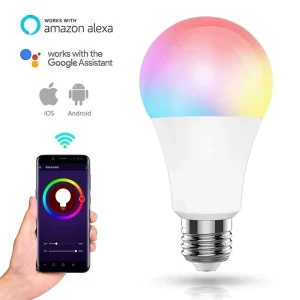 E27 Zigbee and WiFi RGB White Smart LED Bulb with Voice and App Control