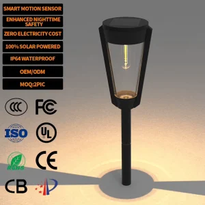 EGH Waterproof IP64 800mAh COB Retro Solar Insert Floor Underground Lamp for Garden & Yard Landscape Lighting