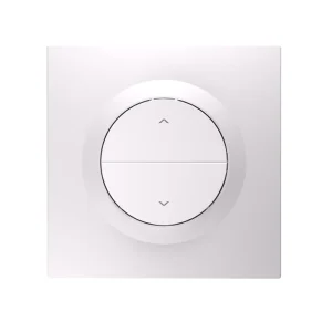 ERBS Fusion Series Roller Shutter Wall Switch Enclosure EU Wall Box Compatible Fireproof PC Housing Clip-On Switch Design