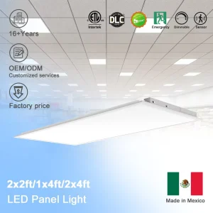 ETL 2×4 LED Panel Light 135lm W 5CCT Selectable 3500 6500K 5 Watt Selectable 30 70W 0 10V Dimmable Hospital Health Care Office