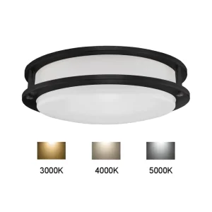 ETL CETL Certified Modern Steel LED Double Ring Ceiling Light Adjustable Color Temperature for Living Room for America Canada