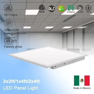 ETL DLC 2×2 Backlit LED Panel Light 5CCT Selectable 3500-6500K 5-Watt Selectable 20-40W 0-10V Dimmable Office School University