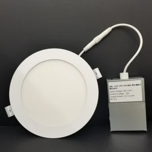 ETL ES FCC 6-Inch LED Panel Light with Nightlight and Blue Color Mode, 12W+3W, 5CCT, 2700K/3000K/3500K/4000K/5000K, 100V-130V
