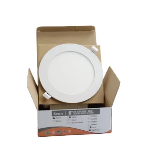 ETL LED Modern Ceiling Panel 4 Inch Recessed Downlight 3CCT Dimmable Slim Panel Pot Downlights IP54 Waterproof Bath Bedroom