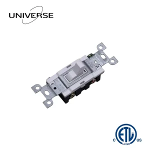 ETL Listed 20A 120V South American Smart House on and off Wall Electrical Single Pole 1 Way Toggle Switch