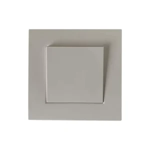 EU Standard 10A Small Size One Gang One Way Wall Switch