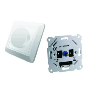 EU Standard 220V Triac Dimmer Controller with Manual Switch for Dimmable LED Drivers 400W Max Load