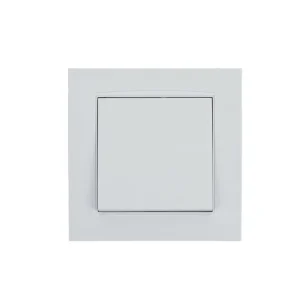 EU Standard Electrical Wall Light Switch 1 Gang 1 Key 1 Button 250V 10A