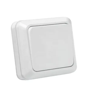 EU Standard Surface Mount 1 Gang Wall Light Switch