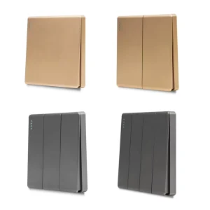 EU UK 1 2 3 4 Gang PC Material Mechanical Touch Light Wall Switches
