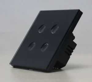 EU UK 4 Gang Touch Light Wall Switch WiFi Zigbee 240V 10A Smart Switch