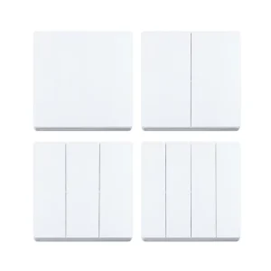 EU Zigbee Wall Light Switch Push Button 1 2 3 4 Gang Voice Control