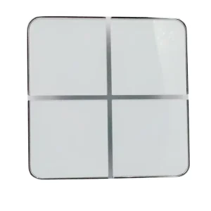 Eastkame KNX System Waterproof IP20 Rated 10A 4 Gang Smart Touch Wall Switch with Easy Installation Metal Panel for GVS HDL EIB