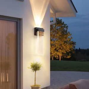 Easy Installation Wall Mounted Exterior Stainless Steel Base LED Wall Lamp for Patio Doorway Porches Decoration