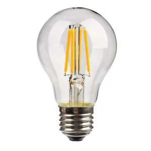 Edison Vintage LED Filament Bulb A60 10W 12W A19 2700K Warm White Clear Glass E27 Base 360 Degree Beam Angle Energy Saving Home