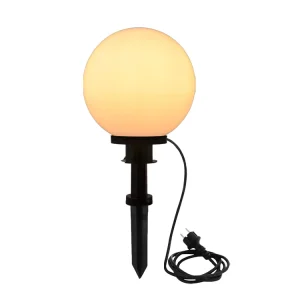 Electric 220V Outdoor LED Pathway Lights for Garden Park with IP44 Protection 200mm Globe Warm White