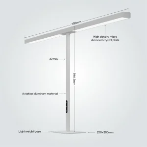 Electric LED Metal Desk Lamp BR FS0045 80W G02 Desktop Dual head CE FCC Certified OEM ODM