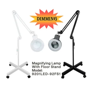 Electronics Inspection Nail Cosmetic Eye Lash Beauty Salon Lamp Desk Floor Stand Lash Extension Light Magnifying Lamp