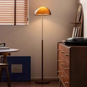 Elegant Antique Nordic Floor Lamp LED Bulb Minimalist Black Light Warm Cold Ambient Light for Living Room French Retro Lamps