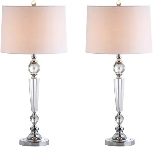 Elegant Crystal LED Table Lamp Modern Contemporary Bedside Light for Bedroom
