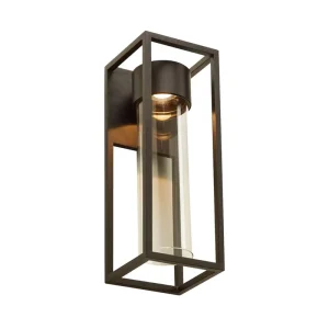 Elegant LED Square Outdoor Waterproof Aluminum Wall Lamps Wall Mounted Light for High End Villa