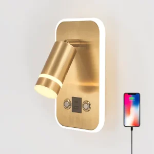 Elegant Touch Control Luxury LED Wall Lamp Modern Decorative Bedside Reading Light for Hotels & Bedroom