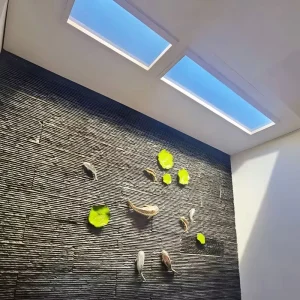 Embedded Smart Skylight Ceiling Lamp Natural Blue Panel Light for Entryway Kitchen Bathroom