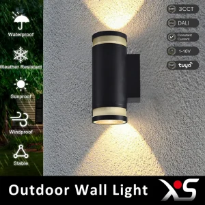 Energy Efficient 10W Modern LED Waterproof Outdoor Wall Mounted Dimmable Wall Lamp for Garden Spaces
