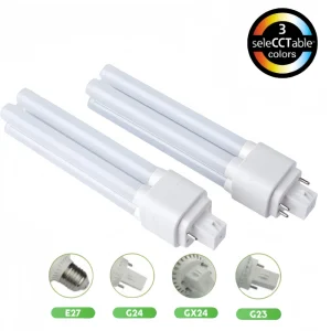 Energy Saving 360° Dimmable 6W 8W 10W 12W 15W LED Corn Bulb Flicker-Free Corn Light LED Bulb with G23 G24 GX24 E26 E27