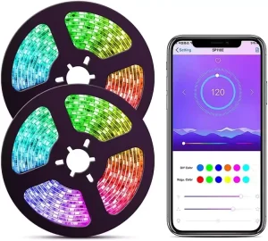 Energy Saving 5V RGB LED Strip Light Kit APP Control Smart Strip Light for TV Backlight