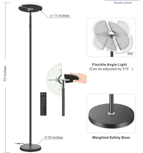 Energy Saving Modern LED RGBW Nordic Lava Floor Lamp for Smart Bedroom Living Room