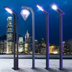 Energy Saving Modern Outdoor LED Post Light Corrosion Proof Aluminum Garden Path Lamp for Park Yard Villa Walkway