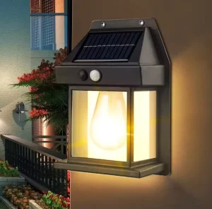 Energy Saving Motion Sensor Solar Wall Lights Waterproof Outdoor Corridor Street Light Courtyard Fence Solar Garden Light