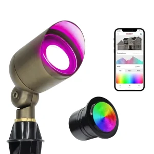 Energy Saving New Model DC24V LED Landscape Lights Waterproof IP65 Brass LED Garden Spotlight
