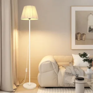 Energy saving Eye friendly Fabric Floor Lamp Modern Minimalist Design RGB Lighting Remote Control for Living Rooms Hotels