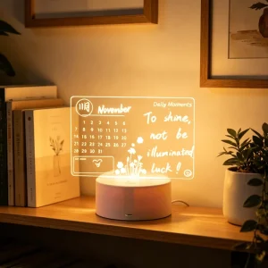 Erasable Luminous LED 3D Night Light with Touch Control Customizable Design for Room Lighting Modern Creative DIY Smart Lamp