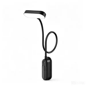 Ergonomic Rechargeable Adhesive Reading Desk Lamp Four Brightness Levels Three Color Temperatures USB-C Charging PC Material