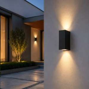 European 12W Warm White Aluminum LED Light Wall Lamp Waterproof Outdoor Use for Corridors Homes Hotels Guesthouses
