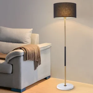 European American Style Modern Novelty Floor Lamp for Living Room and Bedroom LED Light Source Iron Body Bedside Lamp