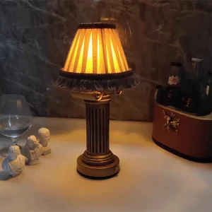 European-Style LED Rechargeable Night Lights for Living Rooms Cafes Bedrooms and Bars