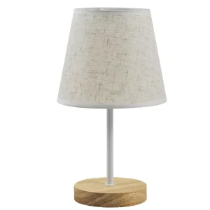 European Style Solid Wood LED Table Lamp Eco friendly USB Powered Simple Modern Desk Bedroom Eye Protection Decorative Nursing