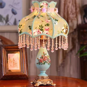 European Table Lamp Luxurious Living Room Bedroom Children’s Room Study LED Desk Light