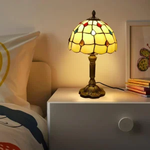 European and American Style Bedroom Bedside Lamps Study Learning Decorative Retro Minimalist Household Small Table Lamps