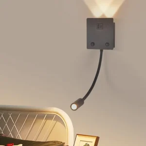 Export Quality Led Hotel Gooseneck Wall Lamp Aluminum Energy Saving Modern Led Lamp Flexible Night Stars Bedroom Lamp