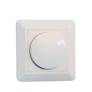 Exwork Price Push Button On off Rotary LED Light Dimmer Wall Switch with Both Leading Trailing Edge Triac Dimmer