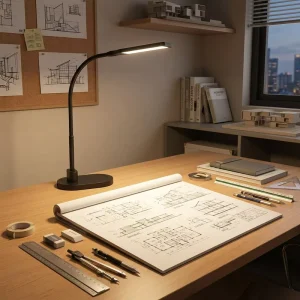 Eye Caring Anti Flicker USB LED Desk Lamp for Study and Reading Dormitory Home Lighting