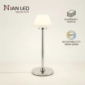 Eye Caring CRI 90+ LED Desk Lamp Minimalist Study Table Light for Office and Reading Room