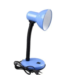 Eye Protection E27 Flexible Desk Table Lamp Study Reading Light Home Office Bedside Lighting Purple Table Lamp