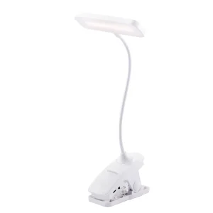 Eye-protecting LED Desk Lamp Rechargeable Clip-on Type Dormitory Lighting Bedside Desk Reading Lamp