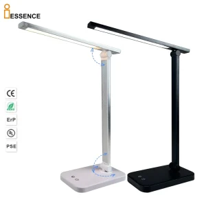 Eye protection Led Modern Smart Metal Multifunctional Desk Light Table Lamp with USB Charging Port for Study Office